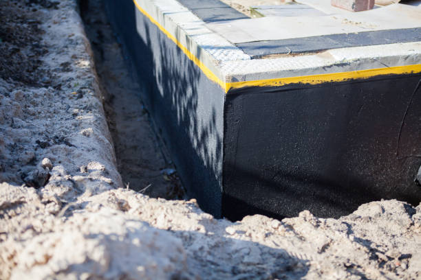 Professional Waterproofing technician working in Brooklyn, WI